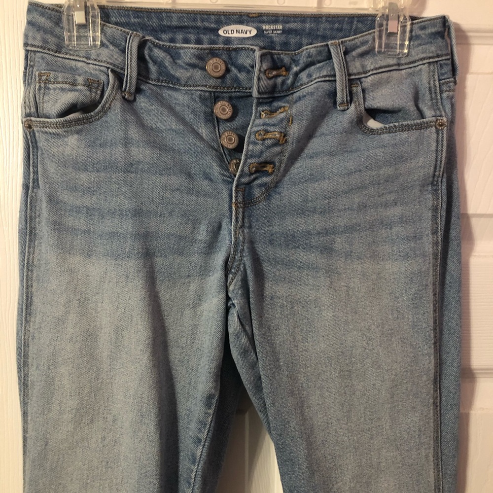 Old Navy Button Up Jeans! Size 2, Basically New! - image 1